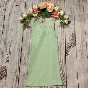 J.Crew Classic Ribbed Tank Mint Green